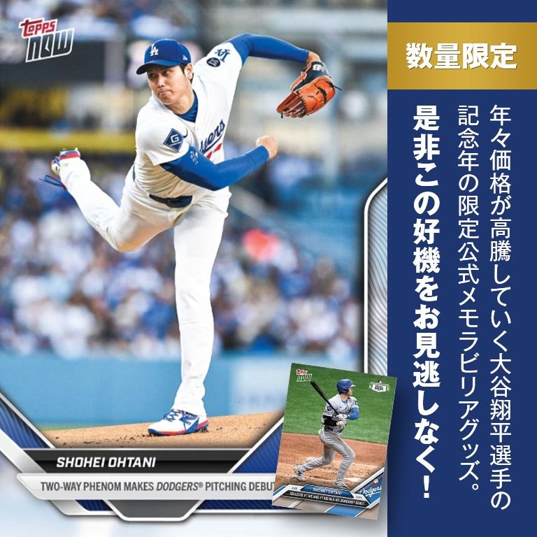 大谷翔平 トレーディングカード2枚 豪華木製BOX付きセット 大谷初