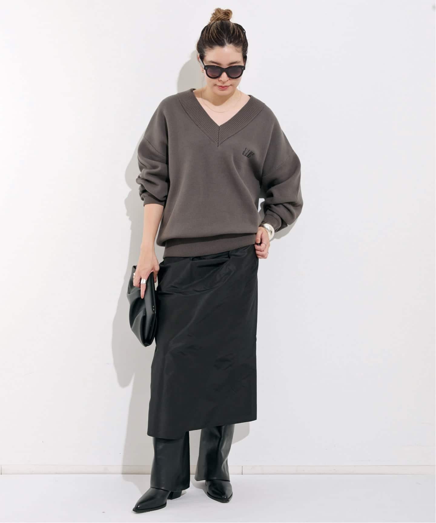 J.J.MERCER/ジェイジェイマーサー】 V NECK KNIT（ニット／セーター