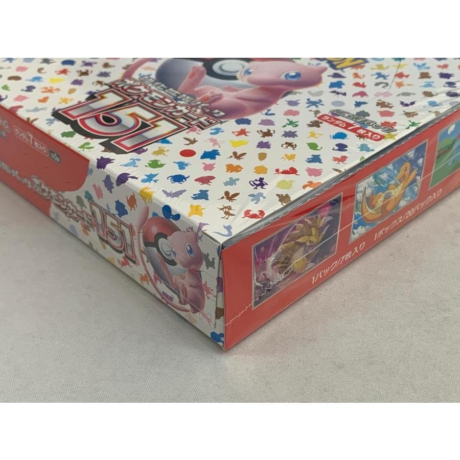 シュリンク未開封】ポケモンカードゲーム 151 BOX 傷有り ポケモン