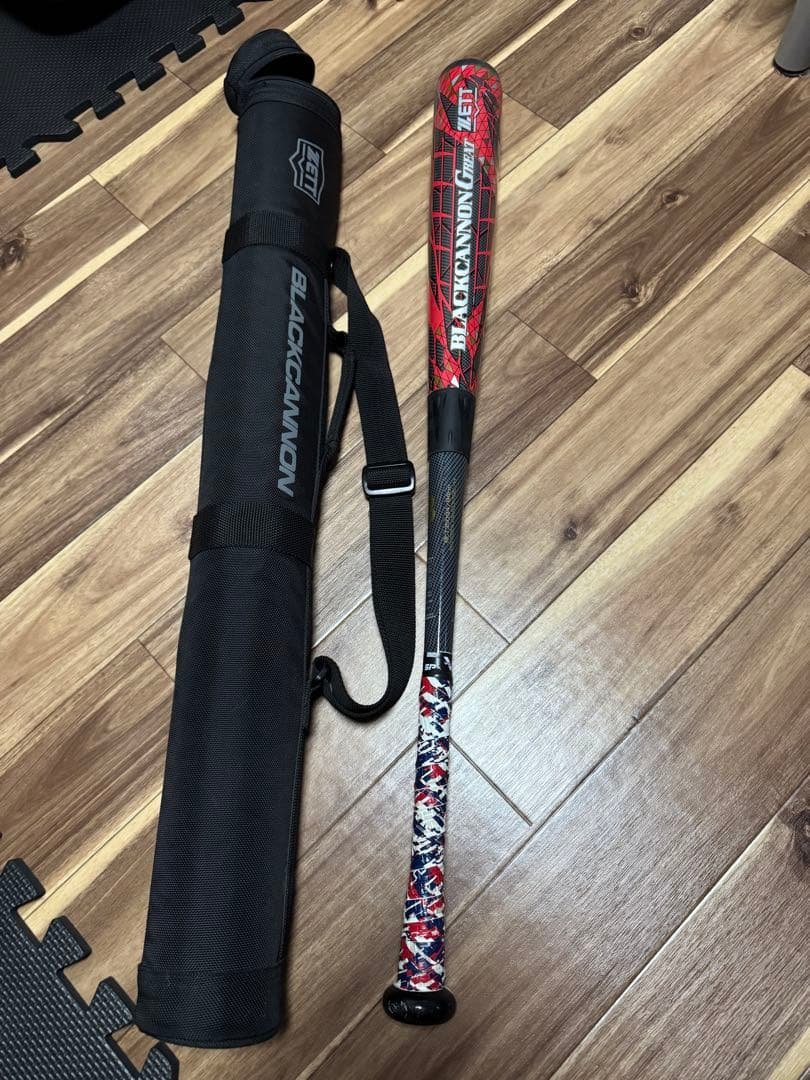 ZETT BLACK CANNON GREAT 軟式バット バットケース付き ゼット（ZETT） ブラックキャノングレート BLACKCANNON GREAT 一般軟式