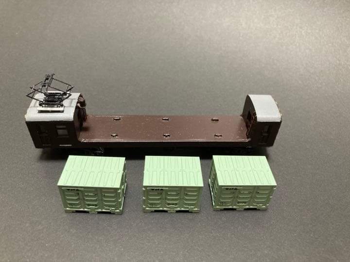 【特製加工品】 クモヤ22001 katoコンテナ付、動力ユニット組込済
