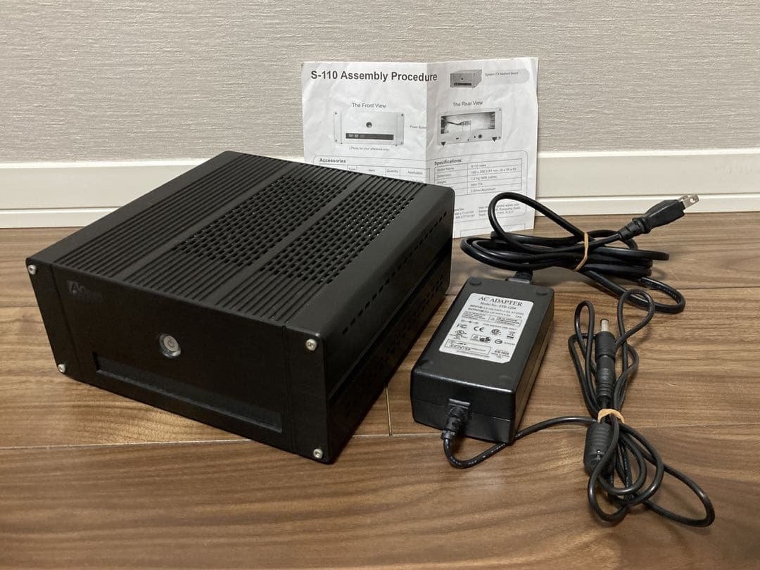 AOpen S110 Mini-ITX 小型PCケース 48W ACアダプタ付き AOPEN S110 BLACK 価格比較 - 価格.com